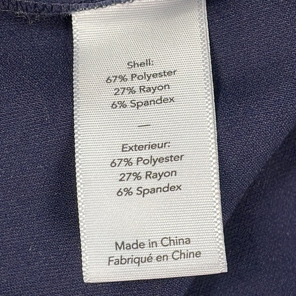 New Likely Bedford Navy Blue Three Quarter Sleeve Mini Bodycon Dress Sz 0 - Picture 10 of 10